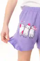 Сиреневый шорты для девочки