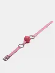 Розовый кляп в рот с шариком для БДСМ, ролевых игр, секса, BDSM атрибутика для взрослых