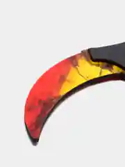 Желтый деревянные ножи "Керамбит"