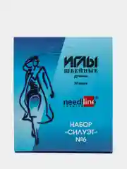 Набор игл "Силуэт" №6 никелированных, 20 штук