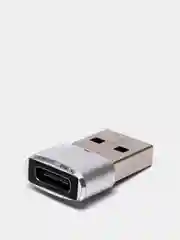 Алый otg Адаптер переходник с USB Type - C (выход) на USB 2.0 или 3.0 (вход) / отг