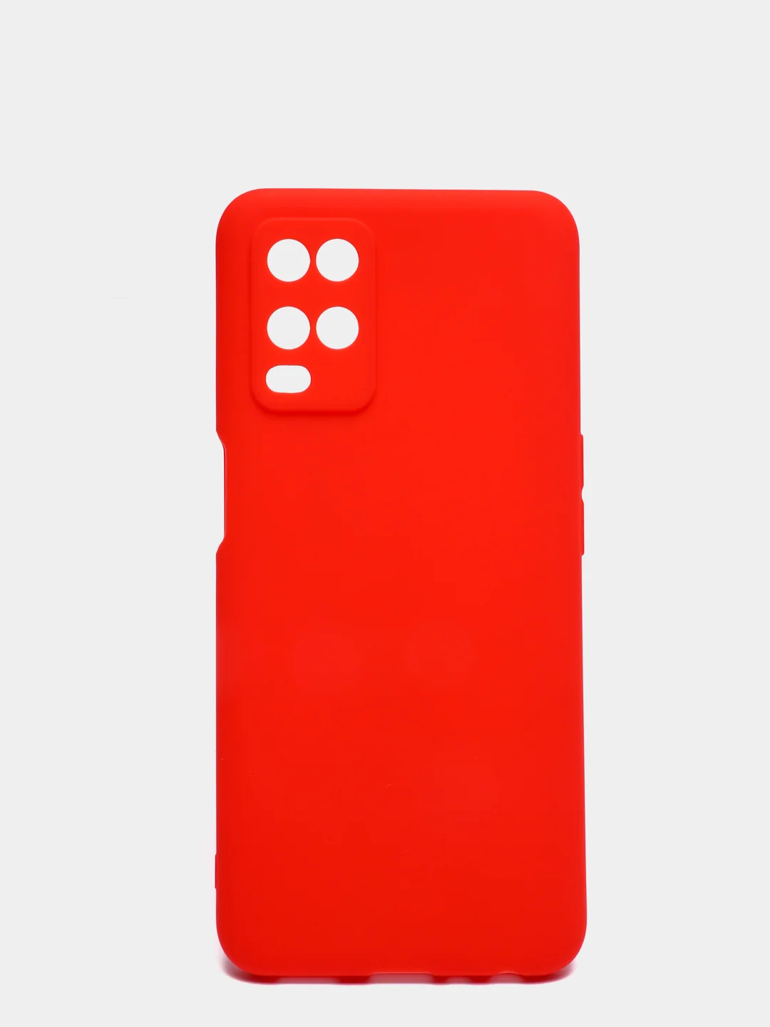 Красный чехол Oppo A54 силиконовый