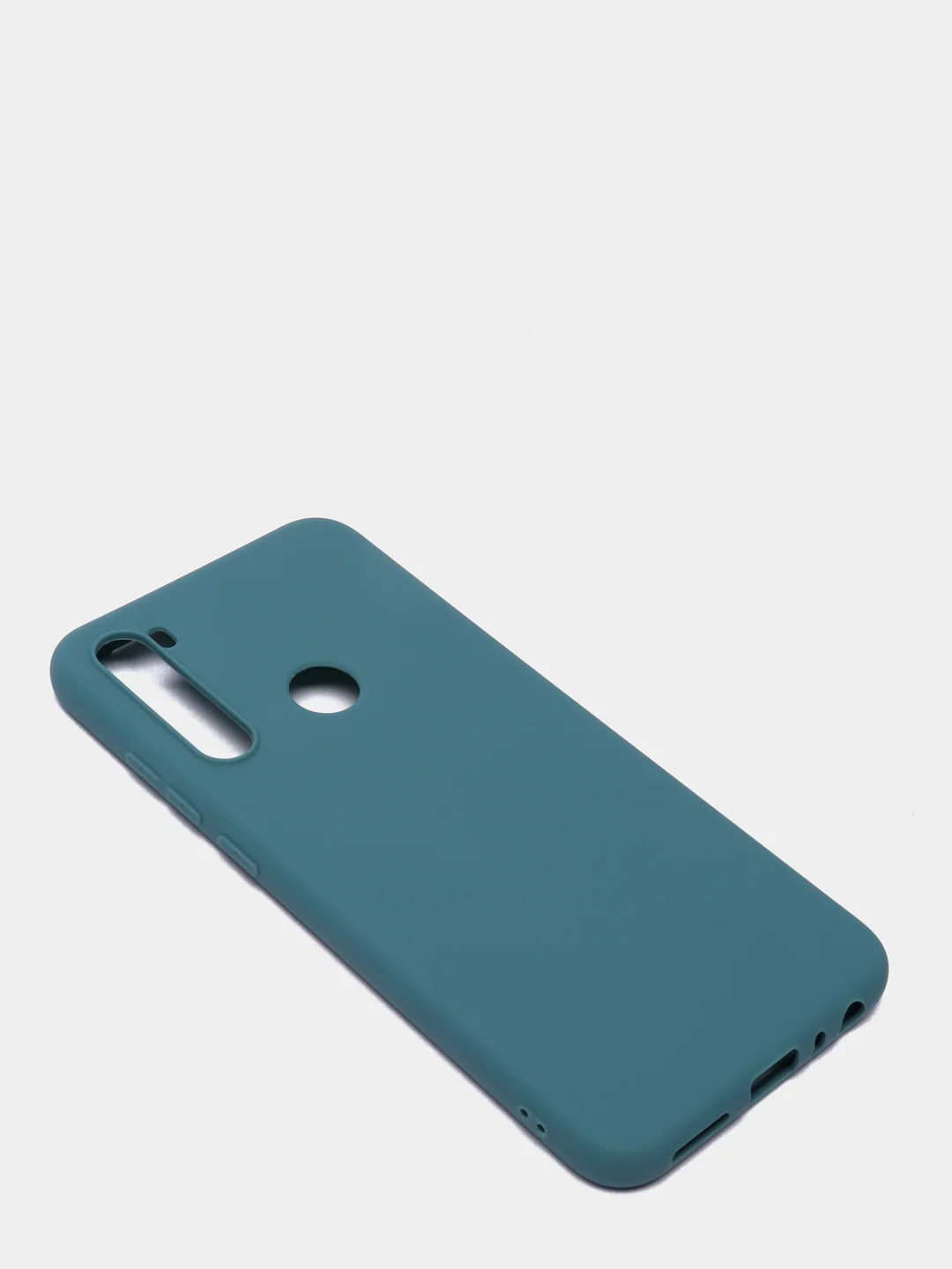 Зеленый силиконовый чехол Xiaomi Redmi Note 8T (Сяоми Редми Нот 8Т / Ноут), прозрачный