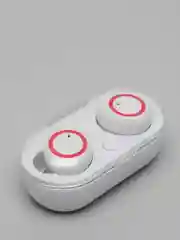 Белый беспроводные наушники компактные TWS BT, Bluetooth-гарнитура 5.0, зарядный кейс, Android