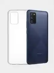 Чехол для Samsung A02S, силиконовый, прозрачный