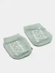 Бирюзовый носки детские, нескользящие с игрушкой