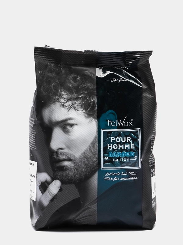 Воск пленочный мужской для депиляции на лице, Pour Homme Barber 0,5 кг, гранулированный