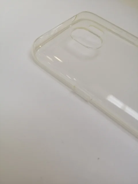 Прозрачный силиконовый ультратонкий черный чехол Samsung j2 18