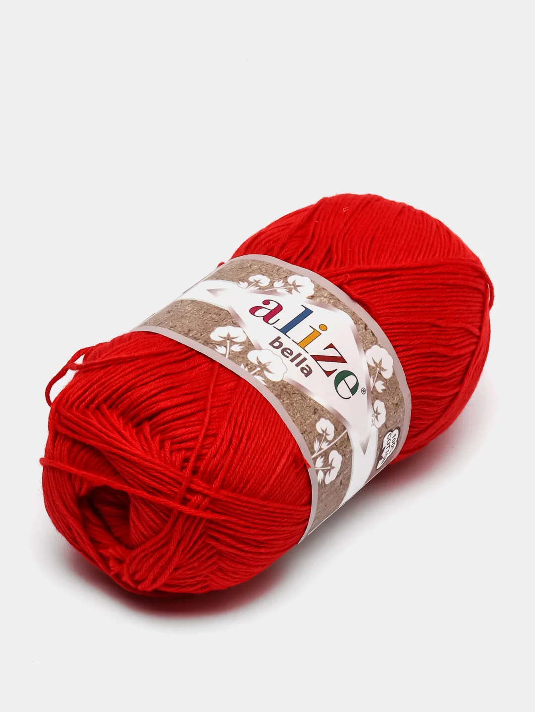 Красный пряжа Alize Bella 100% Хлопок 100 г 360 м