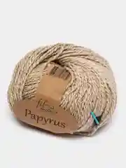 Песочный хаки пряжа Fibra Natura Papyrus 78% Хлопок  22% Шелк 50г 120м 1 шт