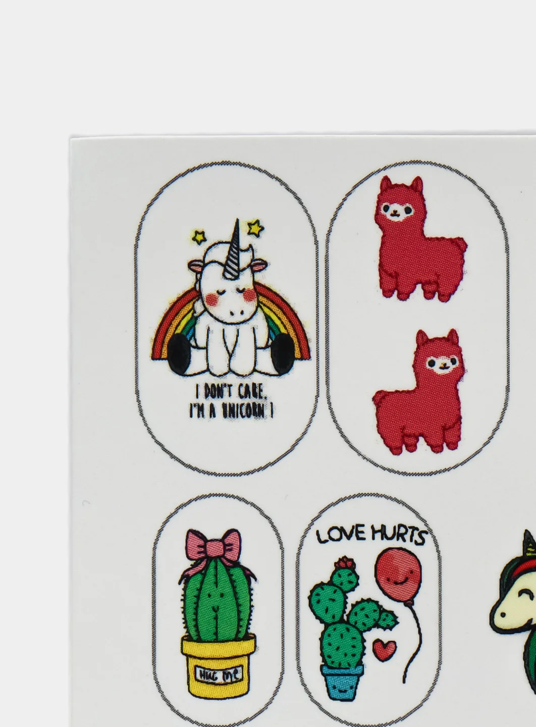 Наклейки для ногтей, слайдеры для маникюра и педикюра. Стиль STIKERS. Единороги