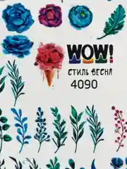 Наклейки для ногтей, слайдеры для маникюра и педикюра. Стиль Весна
