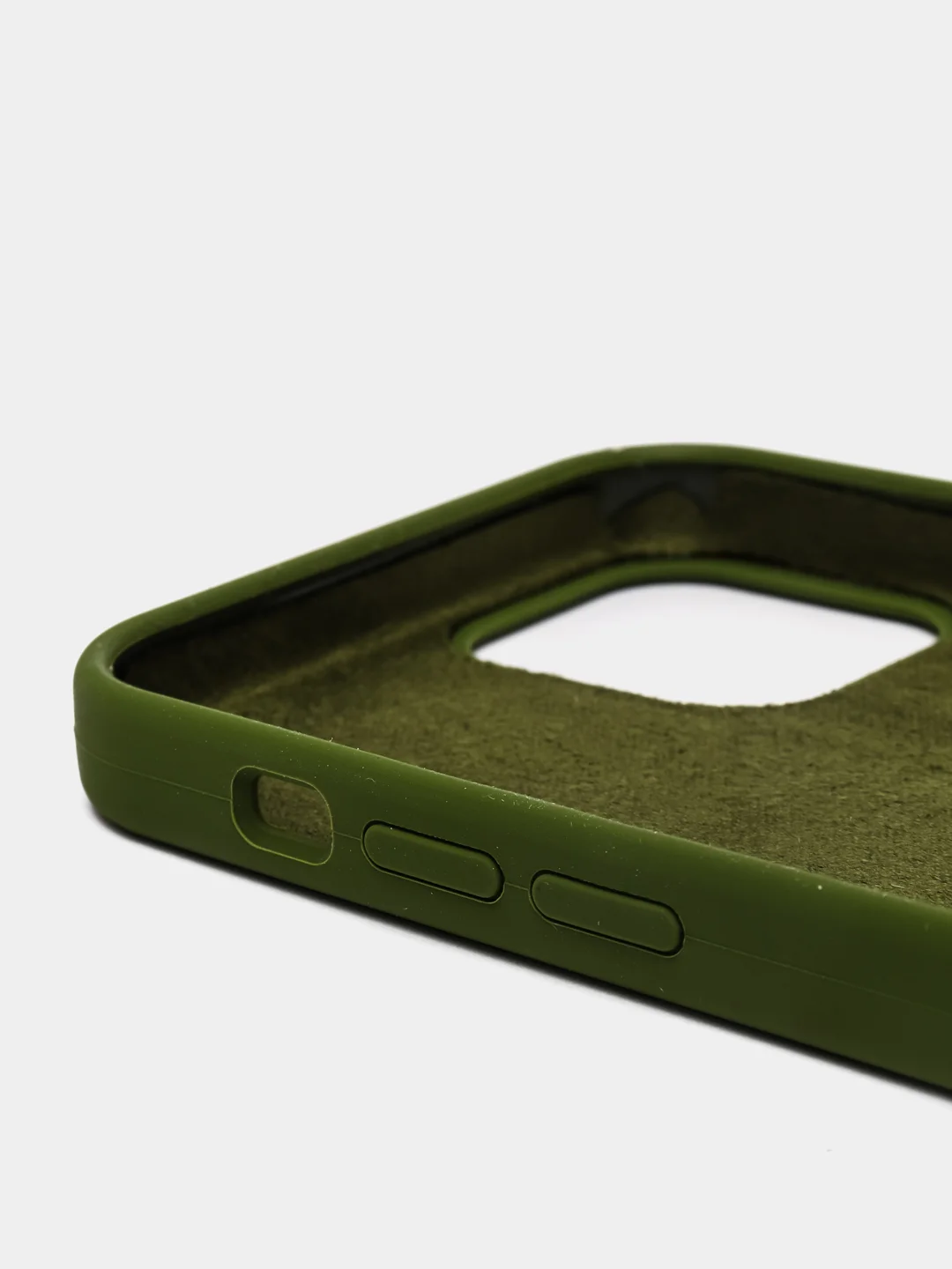 Золотистый хаки чехол Silicone Case для iPhone