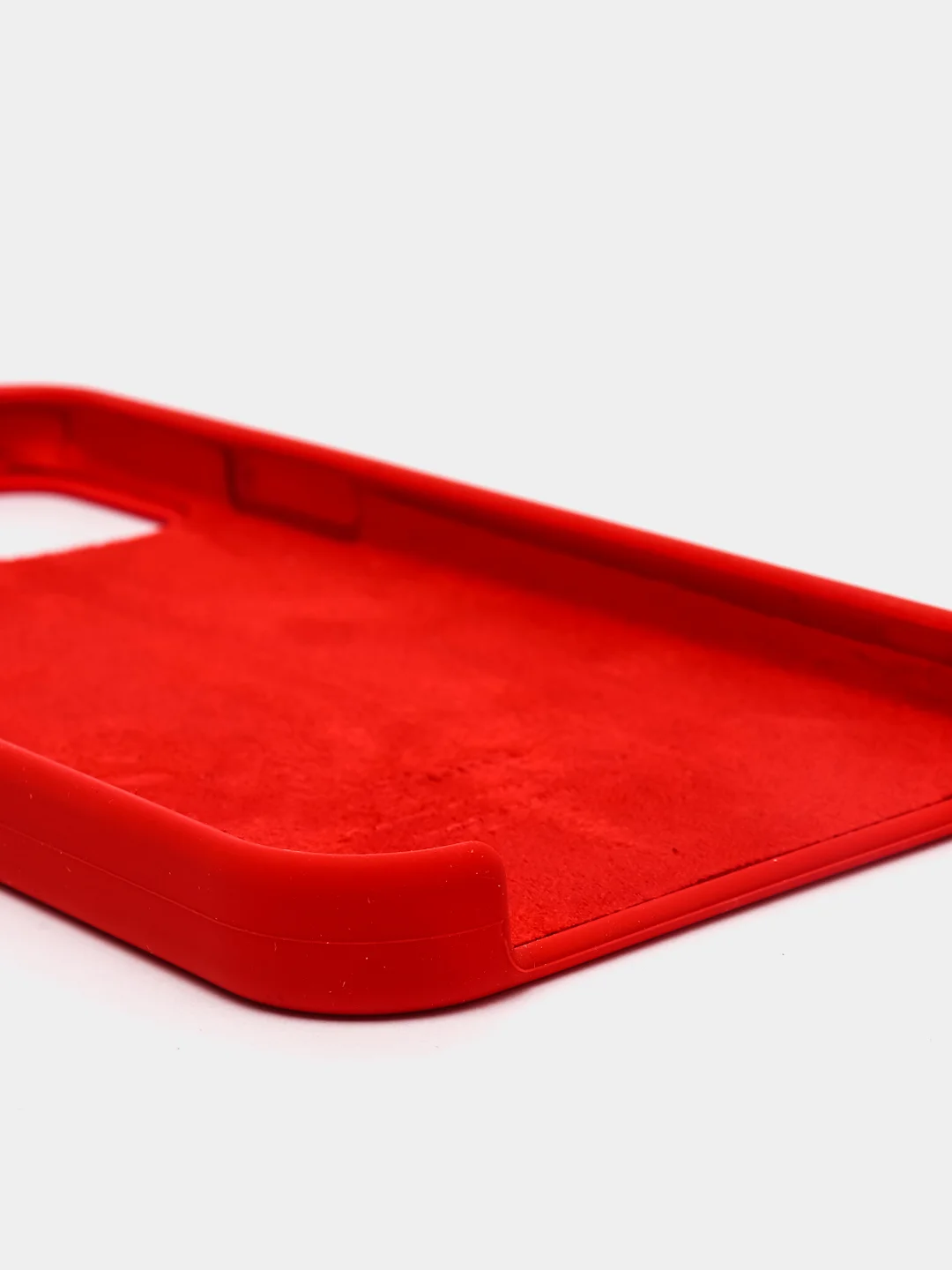 Красный чехол Silicone Case для iPhone