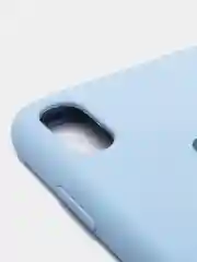Голубой чехол Silicone Case для iPhone