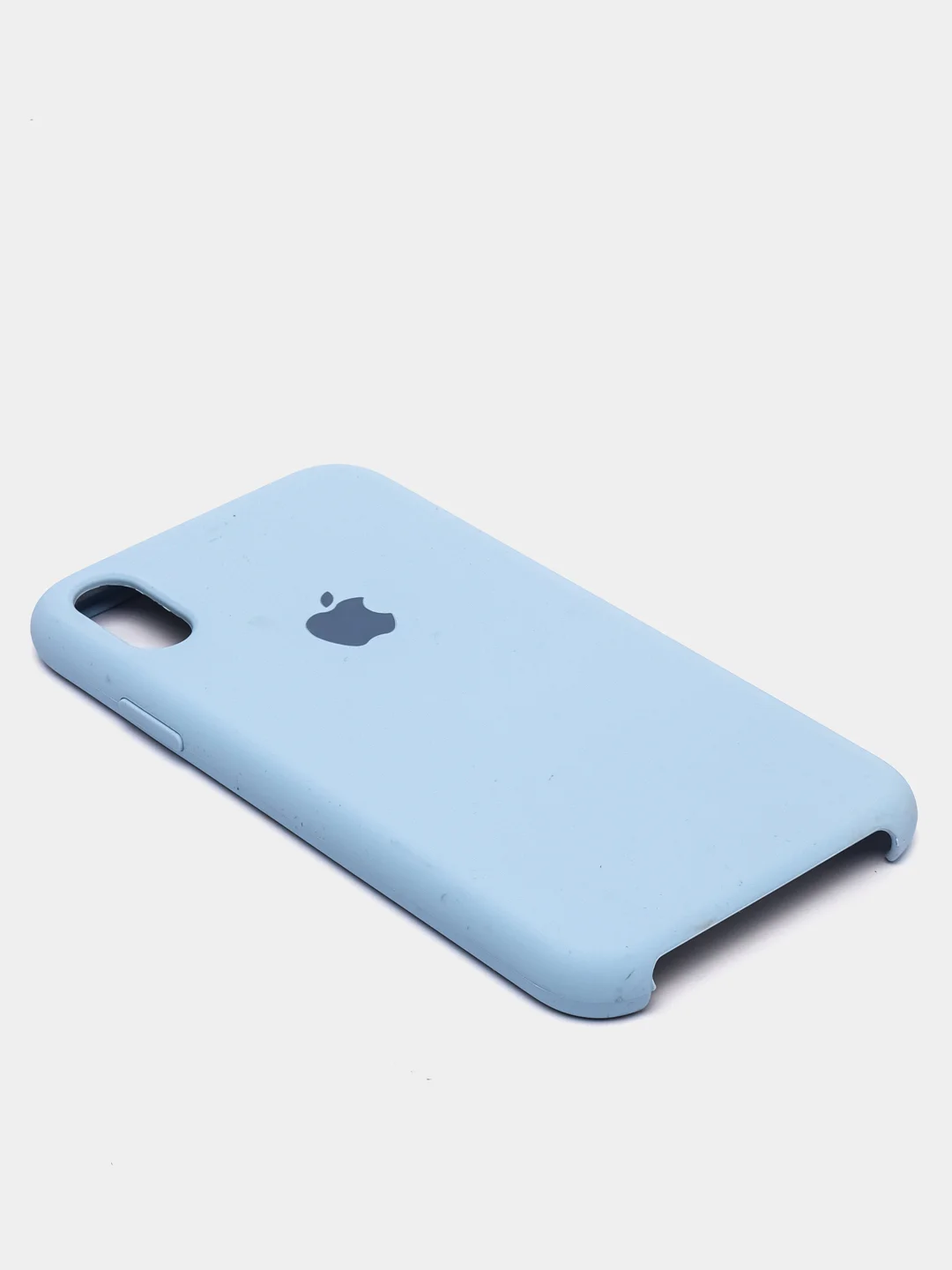 Голубой чехол Silicone Case для iPhone