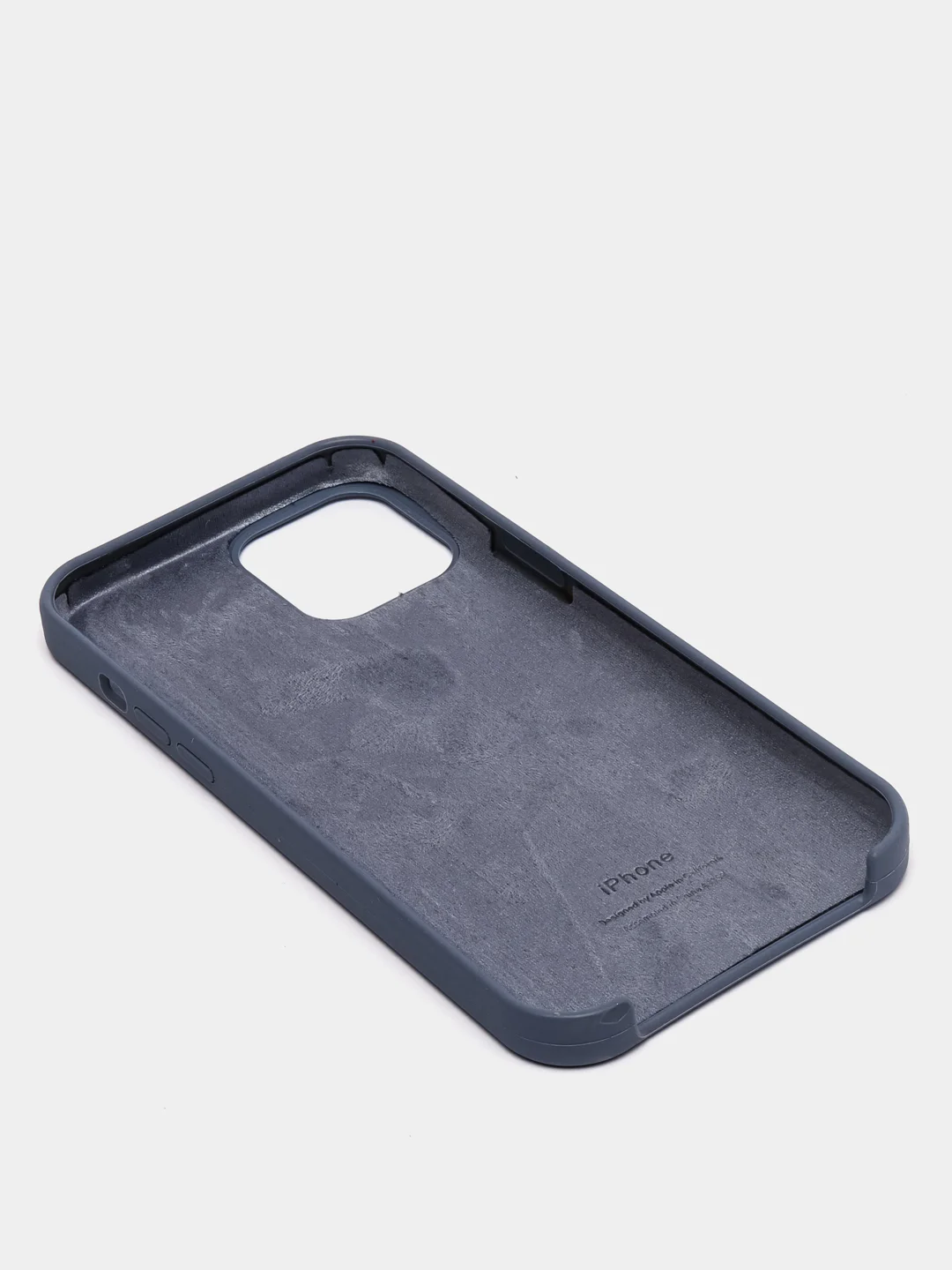 Светло-синий чехол Silicone Case для iPhone