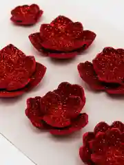 Красный цветы "Кувшинки" для декора и рукоделия