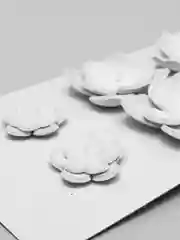Белый цветы "Кувшинки" для декора и рукоделия