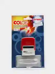 Красный самонаборный штамп Colop 3 строки Printer С20/3-SET Compact, 14 х 38 мм