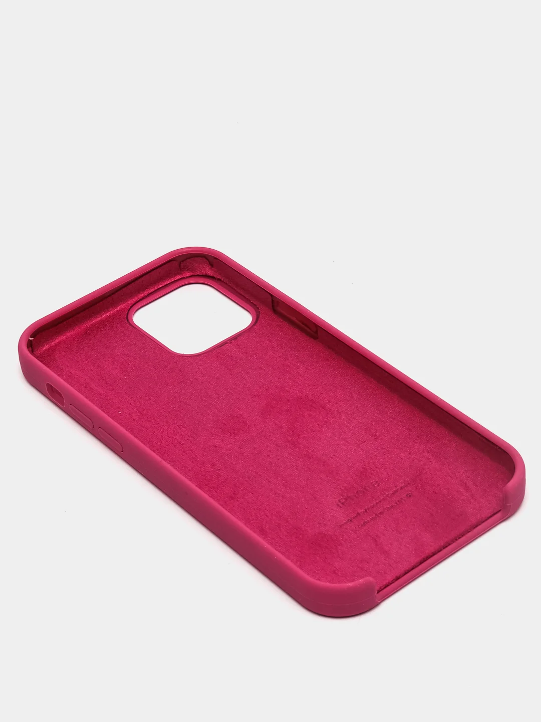 Розовый чехол Silicone Case для iPhone