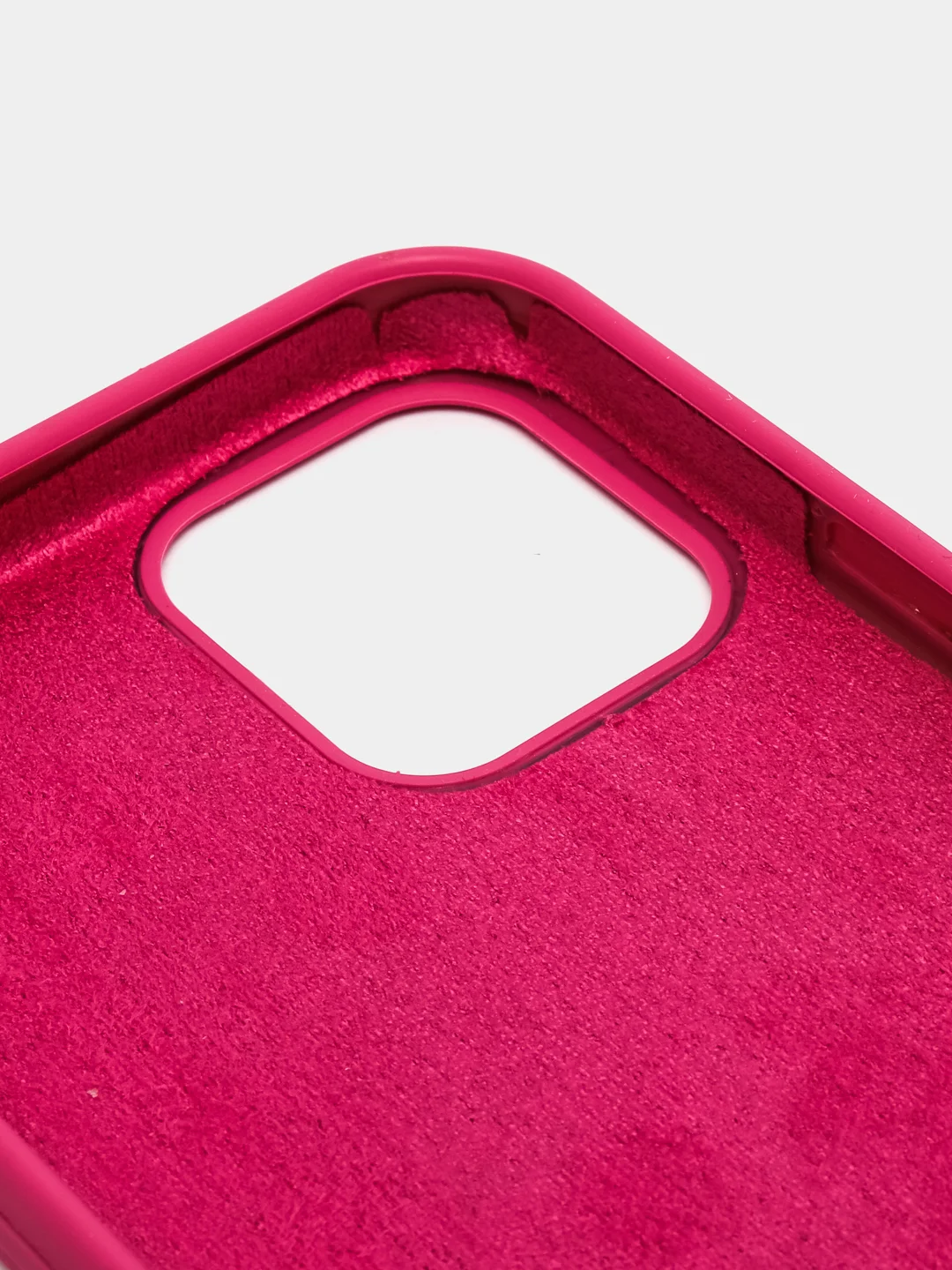 Розовый чехол Silicone Case для iPhone
