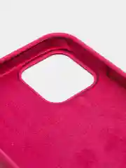 Розовый чехол Silicone Case для iPhone