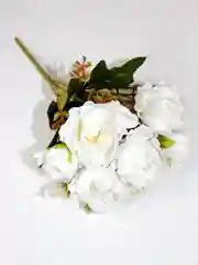 Белый искусственные цветы пионы, камелии, розы, букет