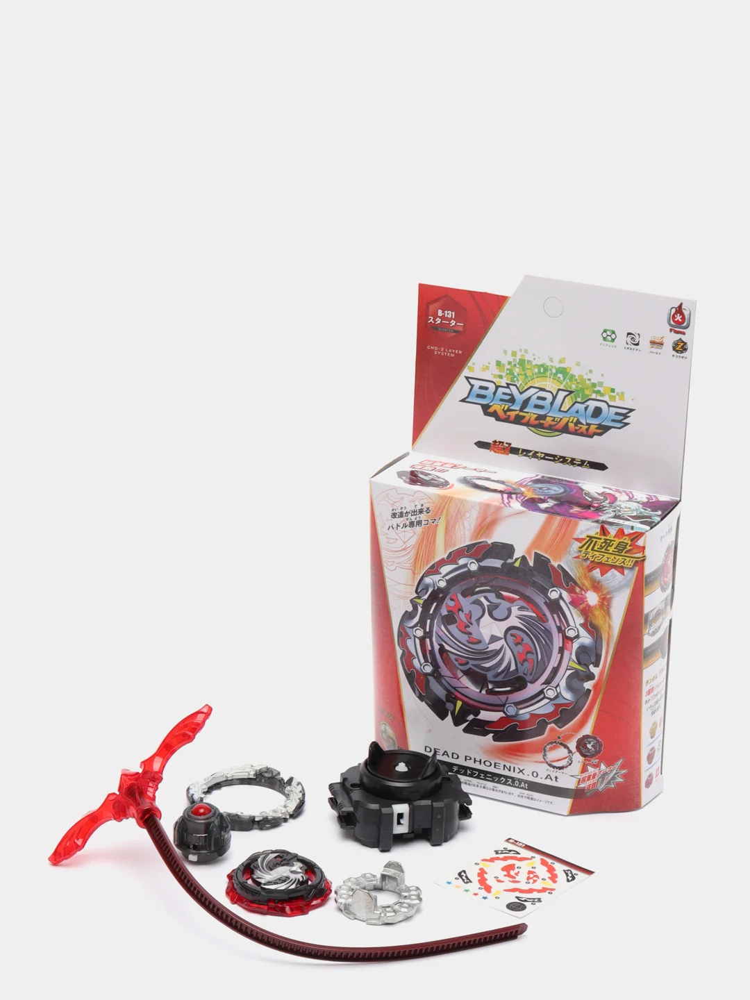 Пусковая установка и волчок Бейблэйд / Beyblade "Dead Phoenix"