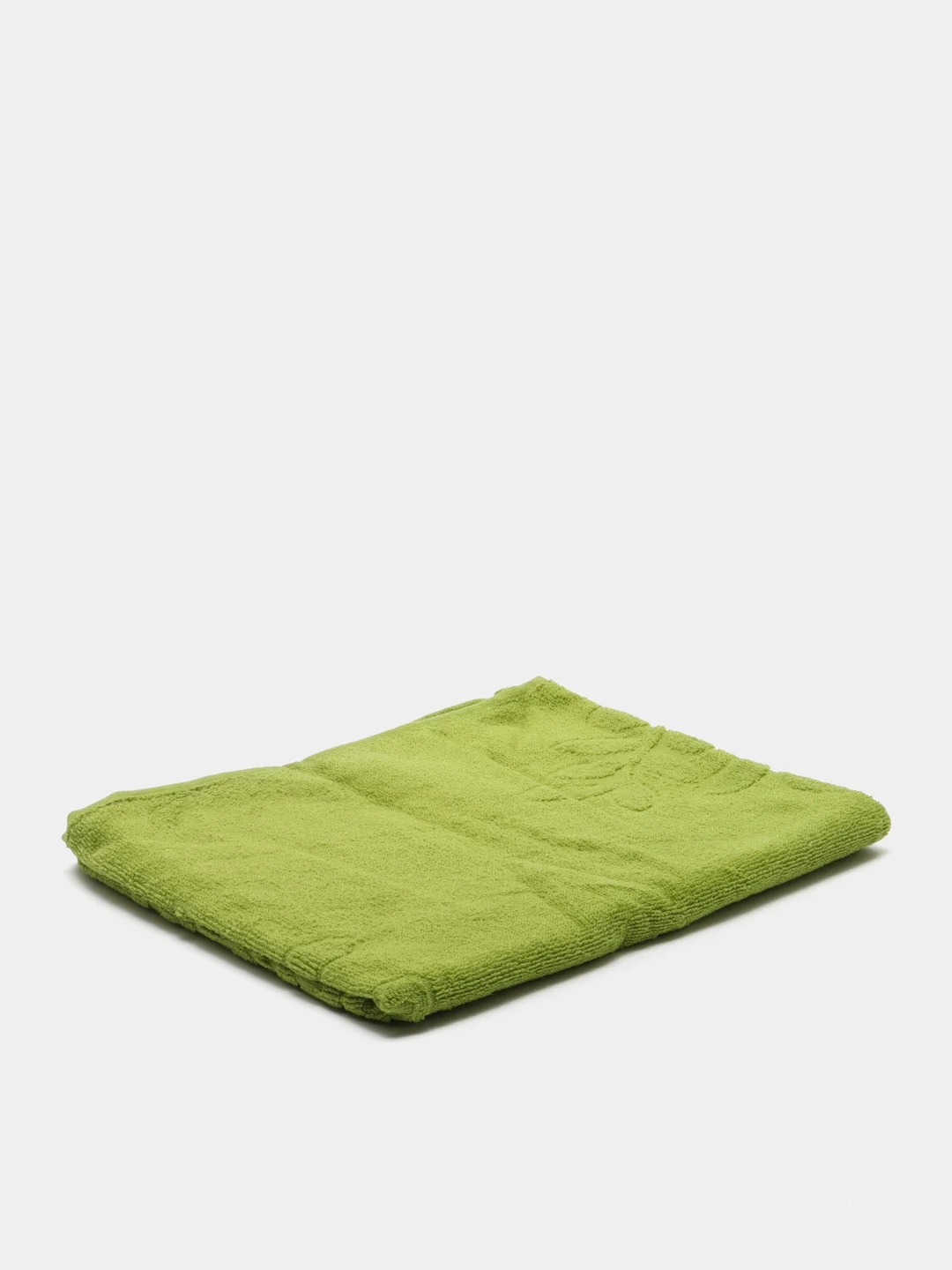 Оливковый полотенце махровое жаккардовое, 50 х 90 см