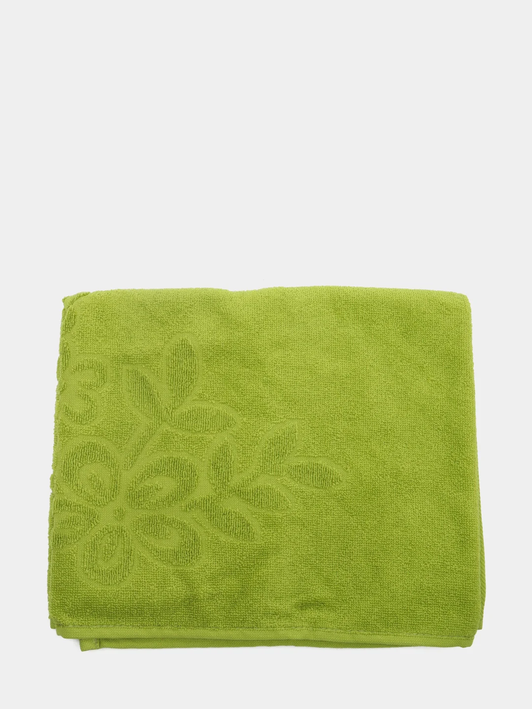 Оливковый полотенце махровое жаккардовое, 50 х 90 см