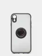 Чехол противоударный iPhone XR c магнитом, кольцом и функцией подставки