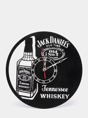 Часы настенные, часы из дерева "Jack Daniels"