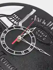 Часы настенные, часы из дерева "Jack Daniels"