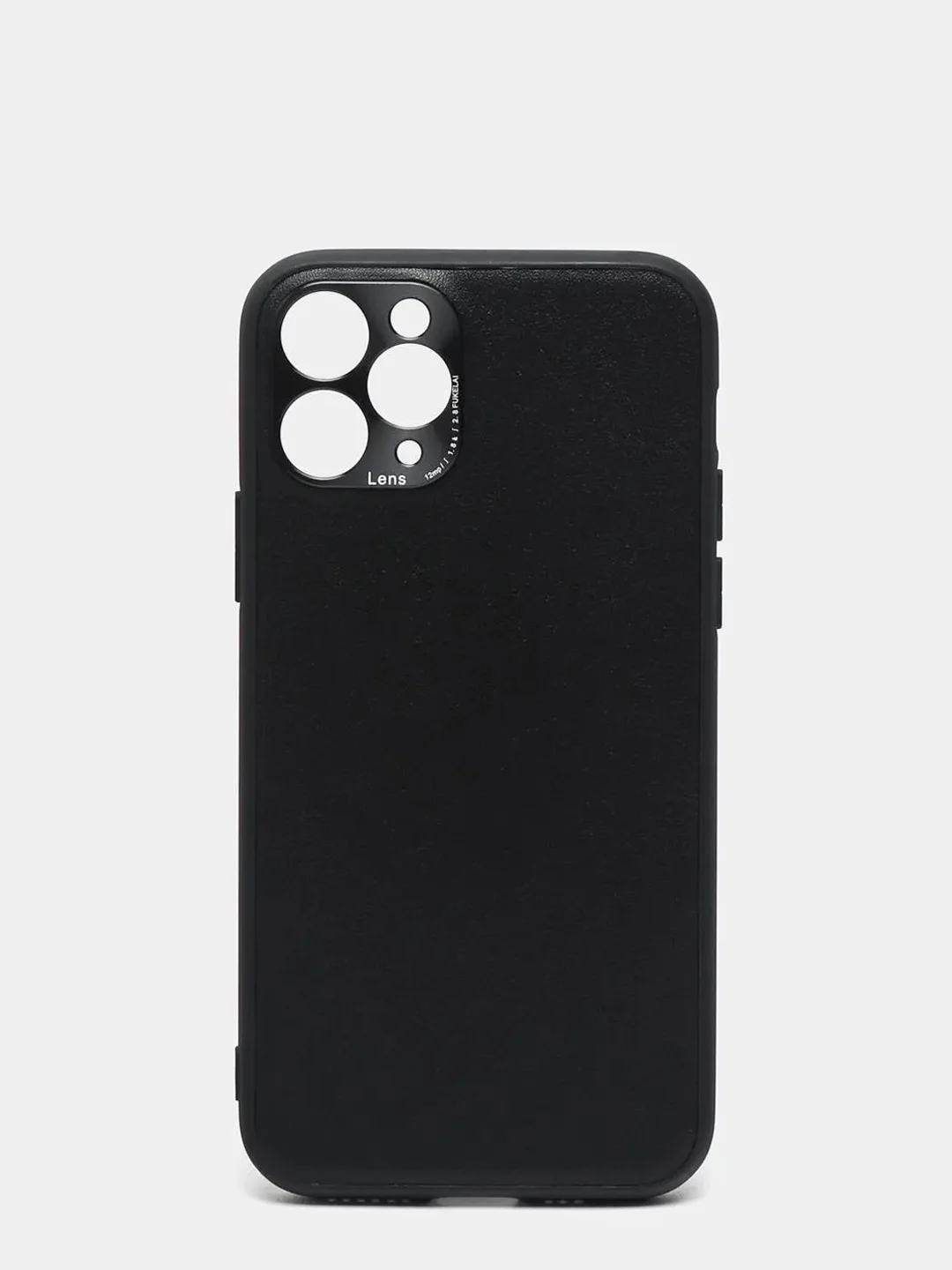 Черный чехол на iPhone 11 Pro из эко кожи, mobios