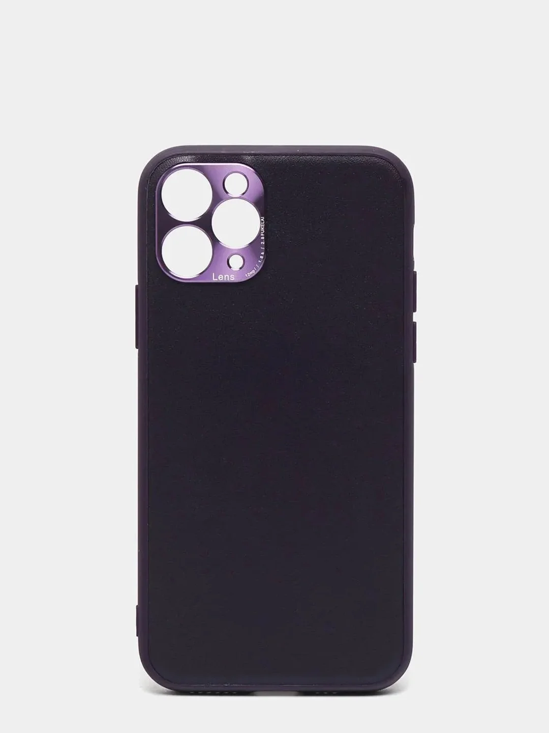 Фиолетовый чехол на iPhone 11 Pro из эко кожи, mobios