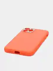 Оранжевый чехол на iPhone 11 Pro из эко кожи, mobios