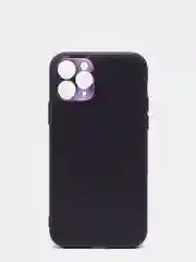 Черный чехол на iPhone 11 Pro Max из эко кожи, mobios