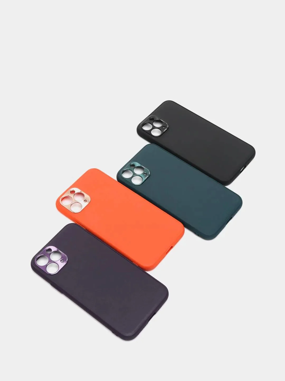 Зеленый чехол на iPhone 11 Pro Max из эко кожи, mobios
