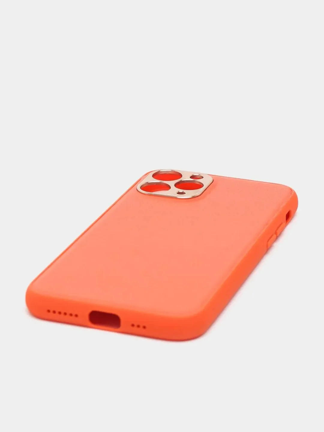 Оранжевый чехол на iPhone 11 Pro Max из эко кожи, mobios