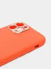 Оранжевый чехол на iPhone 11 Pro Max из эко кожи, mobios