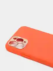 Оранжевый чехол на iPhone 11 Pro Max из эко кожи, mobios