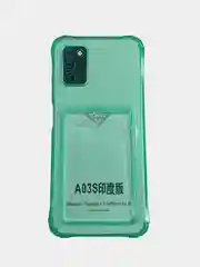 Зеленый чехол-накладка для телефона Samsung A50, А22 5g, A22 4g, A12, М32, a22S