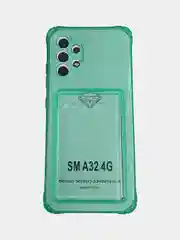 Зеленый чехол-накладка для телефона Samsung A50, А22 5g, A22 4g, A12, М32, a22S