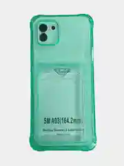 Зеленый чехол-накладка для телефона Samsung A50, А22 5g, A22 4g, A12, М32, a22S