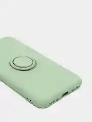 Лесной зеленый чехол силиконовый с кольцом на iPhone 6 / 6s, mobios