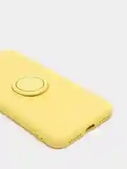 Желтый чехол силиконовый с кольцом на iPhone 6 / 6s, mobios