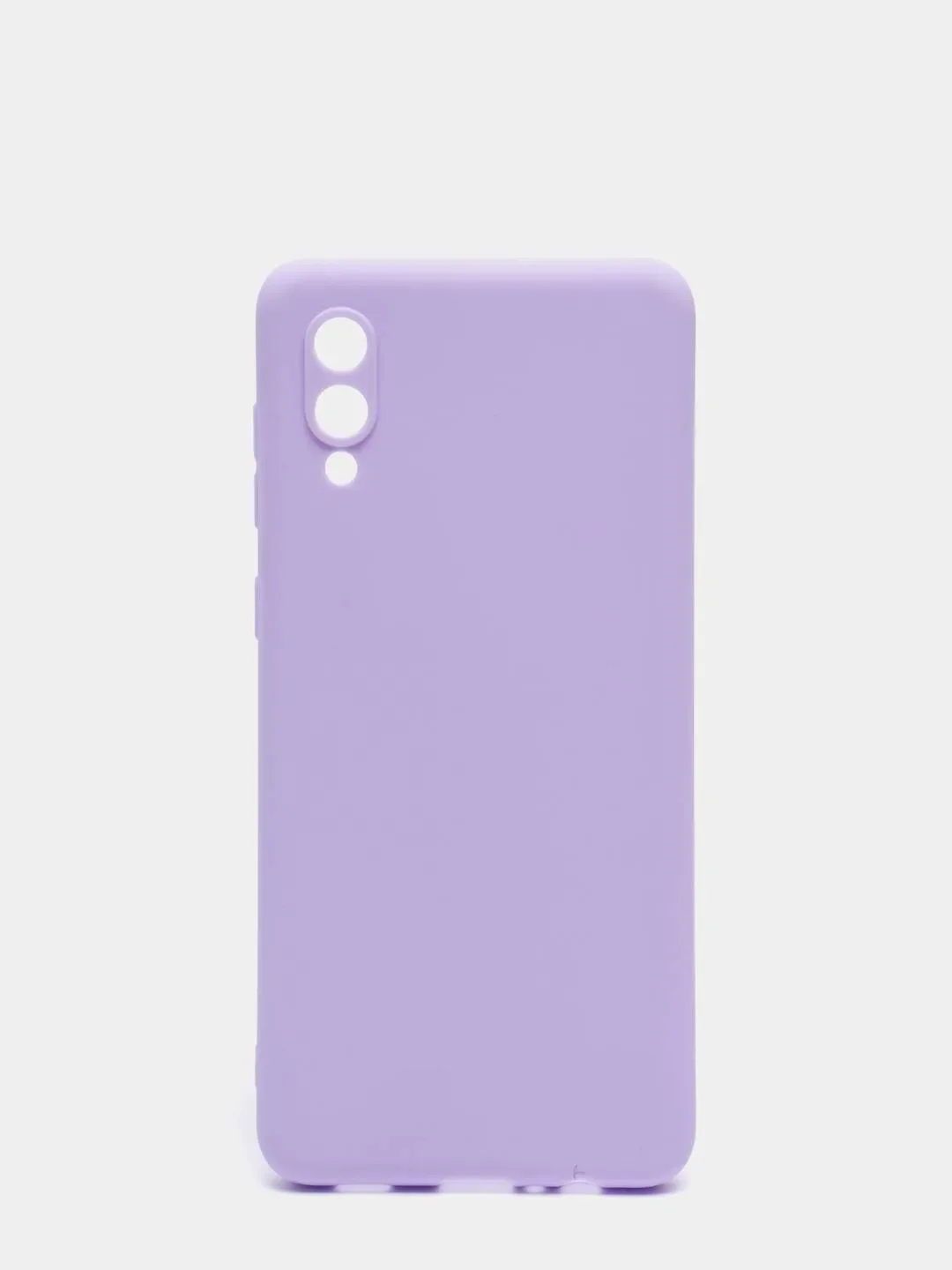 Серый чехол Samsung Galaxy A02 (2021), силиконовый
