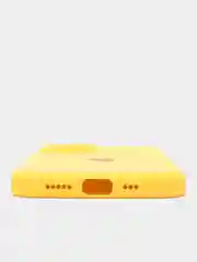 Желтый чехол на iPhone 11, 13, 12, XR, Pro, Max, Mini, бархатный