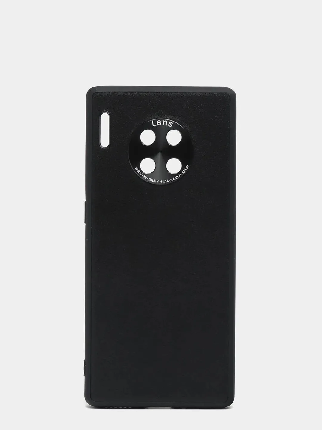 Черный чехол на Huawei Mate 30 Pro из эко кожи